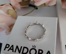 new genuine pandora crown ring