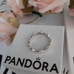 new genuine pandora crown ring