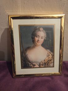 Portrait of Charlotta Sparre - Framed