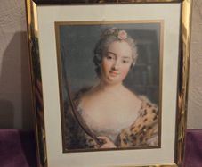 Portrait of Charlotta Sparre - Framed