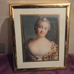 Portrait of Charlotta Sparre - Framed
