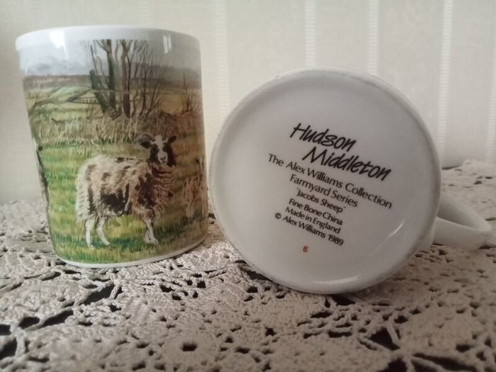 Hudson Middleton Alex Williams Collection Farmyard  Fine Bone China Mugs