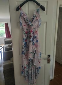 Debs Lipsy floral pink dress