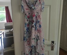 Debs Lipsy floral pink dress