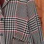 Ladies Winter Check coat Size 16 Oasis Image 2