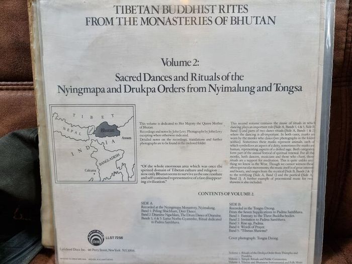 Tibetan Buddhist rites from the monasteries of Bhutan recorded by John Levy