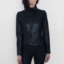 Leather Jacket White Suede Image 2