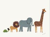 Animal Parade Print