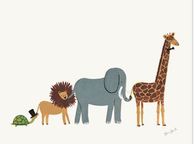 main image for ad Animal Parade Print