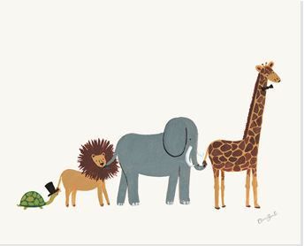 Animal Parade Print
