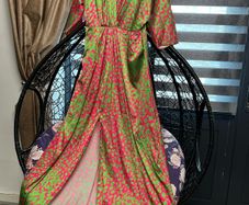 long slit dress made in Turkey