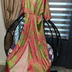 long slit dress made in Turkey