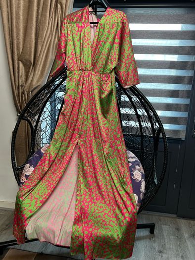 long slit dress made in Turkey
