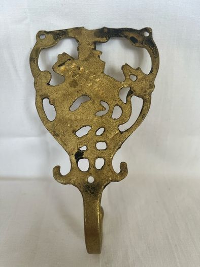 Vintage brass hook