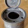 Antique Pewter Ships Capstan Inkwell Image 6