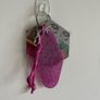 pink glitter keychain Image 3