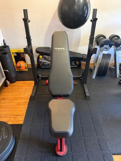 Weights Bench & Bench Press / Squat Rack