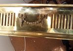 Brass Adams style fire fender