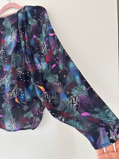 IRO long sleeve silk top