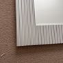 Silver "Ripple" Framed Mirror Image 2