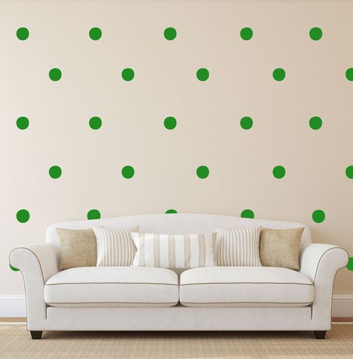 Polka Dot Stickers, Removable Wallpaper, Gold Pattern Decals, Wallpaper decal, Confetti Decals, Nursery Decor, Nursery Decals