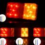 2pcs Multi-Purpose LED  Tail Lights High Brightness Truck LED Lights for Pickup Tractor Truck Image 4