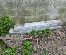 Steel re-enforced concrete beams
