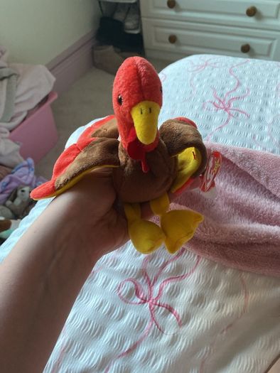 Beanie babies globbles rare discontinued turkey