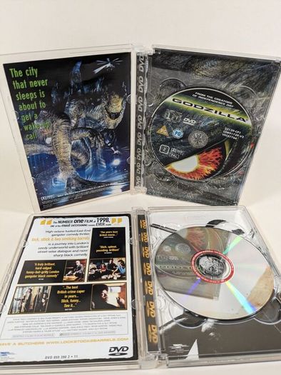 Godzilla and Lock Stock jewel Case DVD