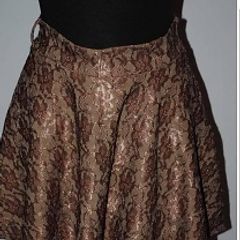Brand new Boohoo rose gold skater lace mini skirt size M UK10 EU38 Postage included