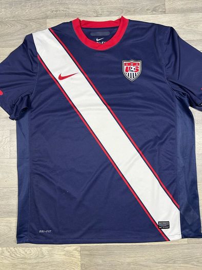 Vintage 2010 Nike USA Away Soccer Jersey Shirt Mens XL