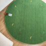 round carpet green 145cm Image 4
