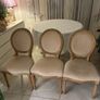 extendable vintage table and chairs Image 2