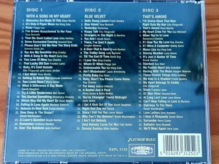 3 CD's set  Cool Guys And Great Gals - CD 2003. VG condition.