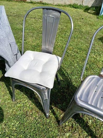 metal chairs