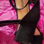 Like new Black suede block heel Sandals uk8 Image 3