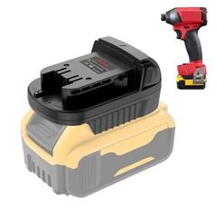 Battery Adapter Converter for DeWalt/Makita 18V/20V Li-Ion Battery Convert To for Milwaukee 18V Li-Ion Battery
