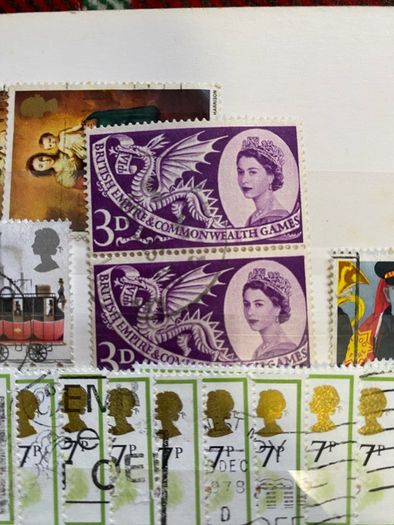 2 vintage stamp books