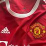 Manchester United 2021/22 Authentic Large Jersey Image 4