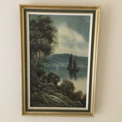 Art - Vintage Oil on Board X 2