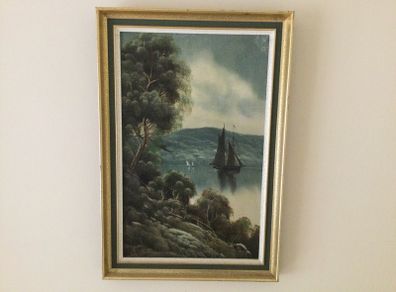 Art - Vintage Oil on Board X 2
