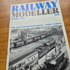 Rare Find: Vintage Railway Modeller April 1981.