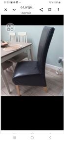 6 Large Dining Chairs