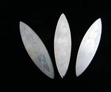 Antique 18th Century Chinese Mother Of Pearl  Gaming Counters