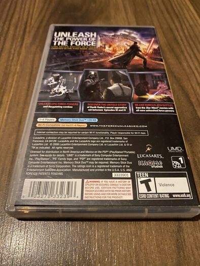 star wars the force unleashed psp