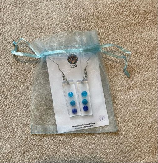 Handmade Earrings - Irish Fused Glass