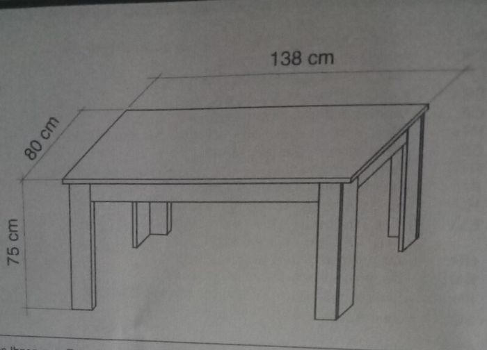Dining Table and 2 benches