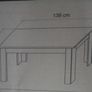 Dining Table and 2 benches Image 3