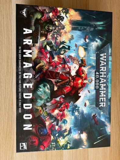 Warhammer 40k Ork Warboss straight out of the Armageddon box