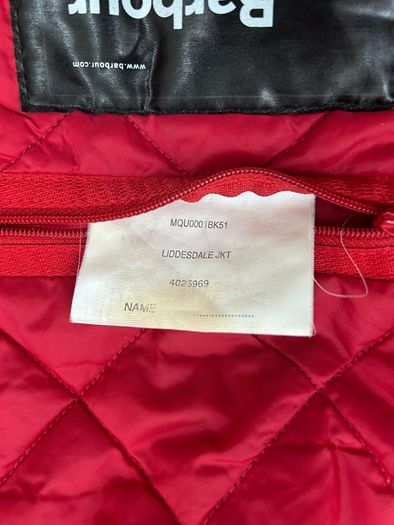 Barbour Liddesdale Black Quilted Jacket Mens M/L